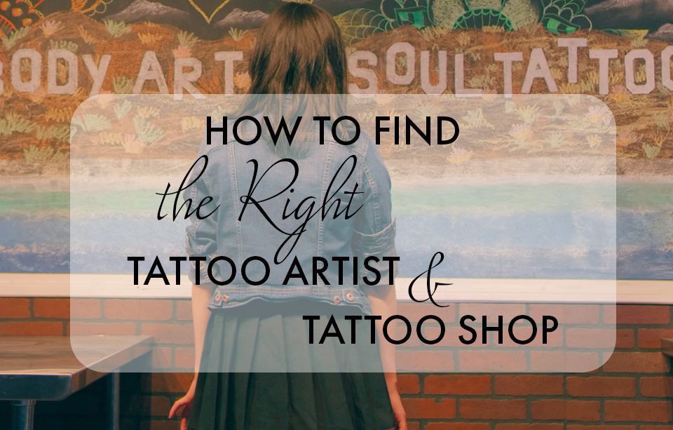 Cómo encontrar el tatuador y la tienda de tatuajes adecuados
