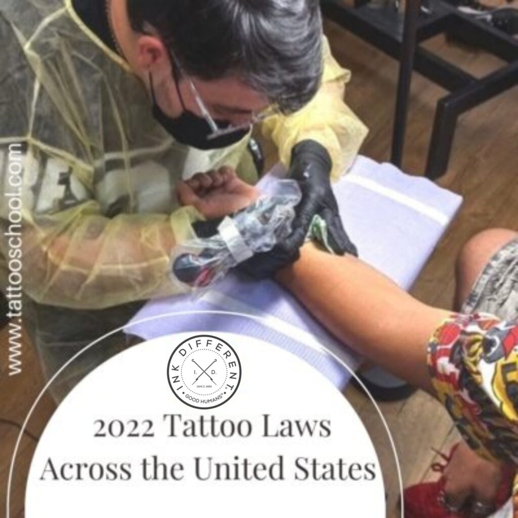 The 2022 State-By-State Definitive Guide to Tattoo Laws in the United States